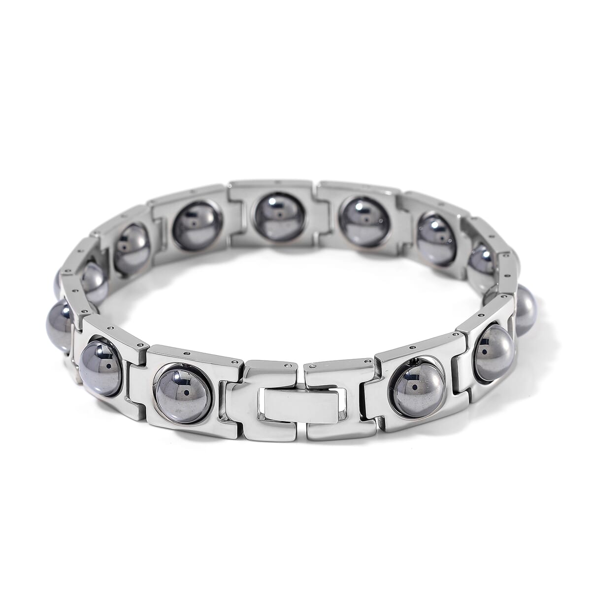 Terahertz 7-9mm 15.00 ctw Bracelet in Stainless Steel (8.75 In) image number 2