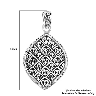 Bali Legacy Pendant without Chain in Sterling Silver 5.80 Grams