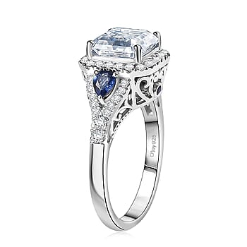 Moissanite & Ceylon Blue Sapphire / 10 - Product card gallery slide 4 (10177785987385)