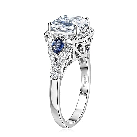 Moissanite & Ceylon Blue Sapphire / 10 - Product card gallery slide 4 (10177785987385)
