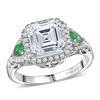 Moissanite & Tsavorite Garnet / 10 - Product card gallery slide 1 (9432501977343)