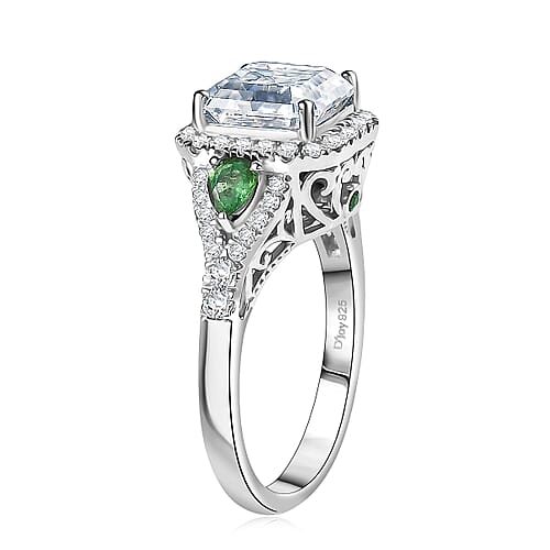Moissanite & Tsavorite Garnet / 10 - Product card gallery slide 4 (9432501977343)