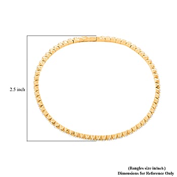 Yellow Gold Over Sterling Silver / 6.5 Inches - Product card gallery slide 4 (10177786315065)