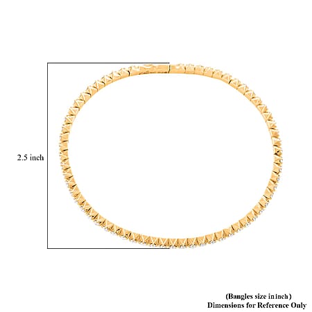 Yellow Gold Over Sterling Silver / 6.5 Inches - Product card gallery slide 4 (10177786315065)