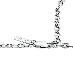 Clarte Tetris Collection Moissanite 0.96 ctw Necklace in Sterling Silver 18-20 Inches