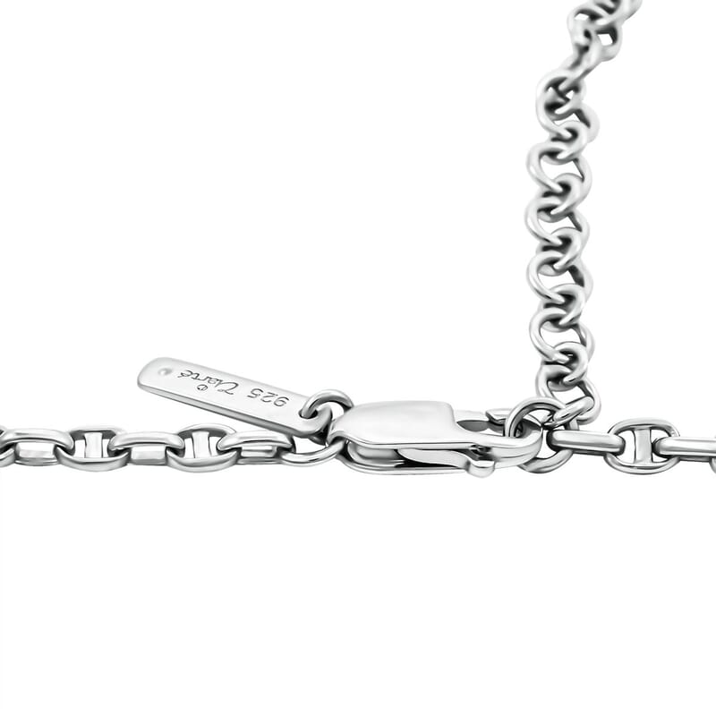 Clarte Tetris Collection Moissanite 0.72 ctw Bracelet in Sterling Silver (7-9.0In)