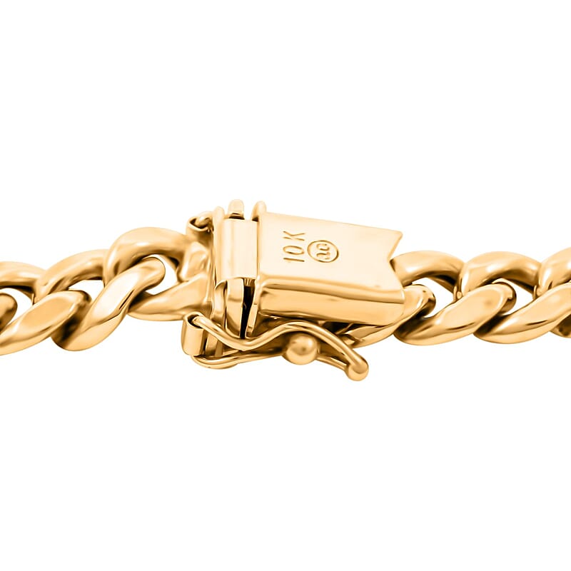 10K Yellow Gold 6.55mm Miami Cuban Chain Necklace 22 Inches 27.29 Grams
