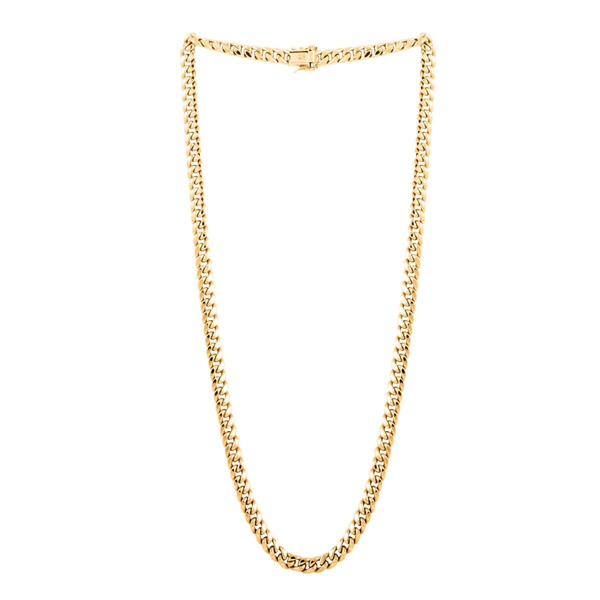 10K Yellow Gold 6.55mm Miami Cuban Chain Necklace 22 Inches 27.29 Grams image number 5