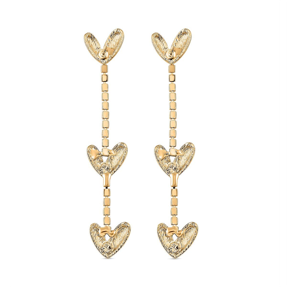 Austrian Crystal Earrings in Goldtone