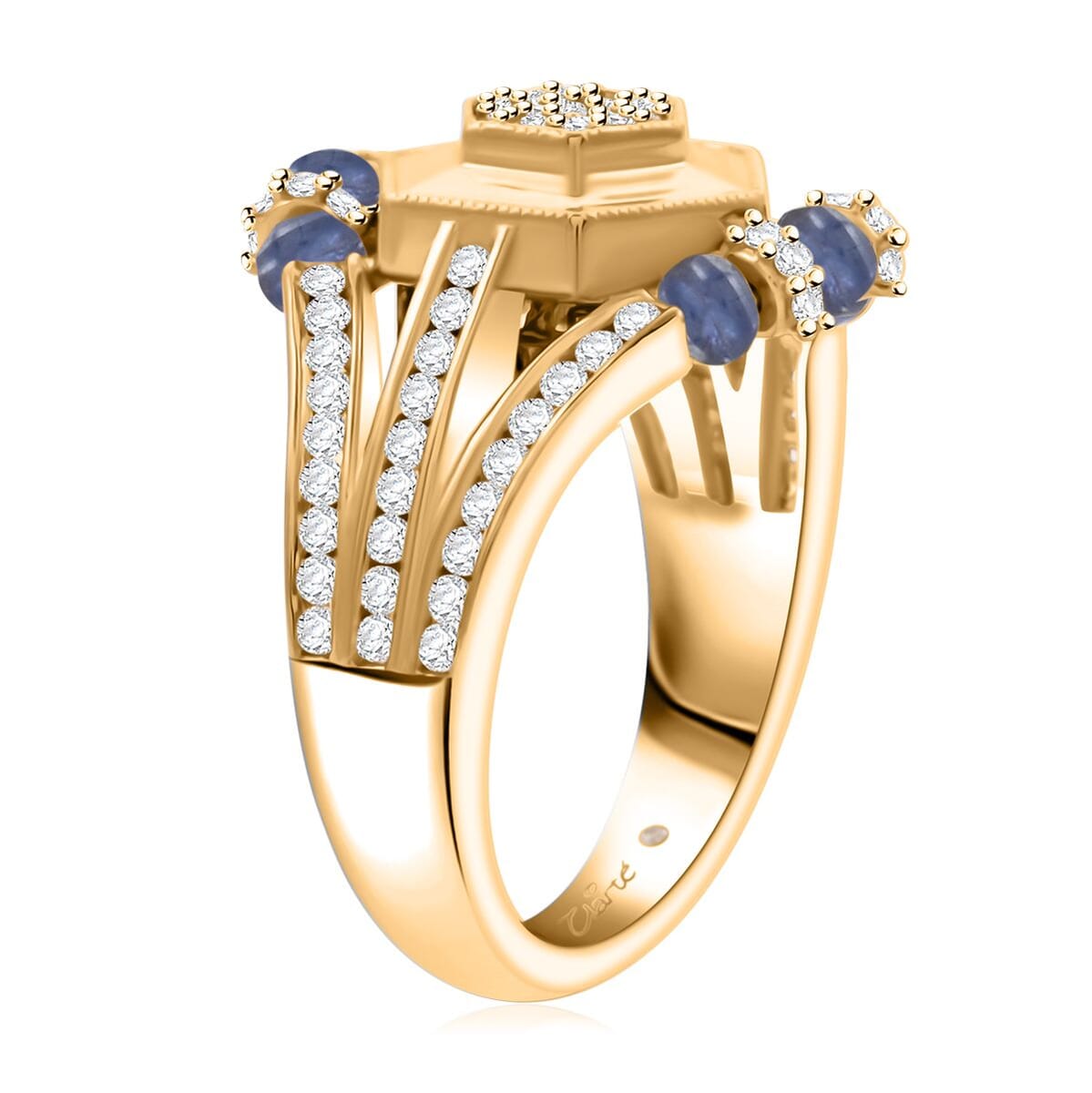 Doorbuster Certified & Appraised Luxoro AAA Ouro Fino Rubellite and G-H I2 Diamond 2.73 ctw Ring in 14K Yellow Gold (Size 10.0) 4.50 Grams (Del. in 7-10 Days) image number 3