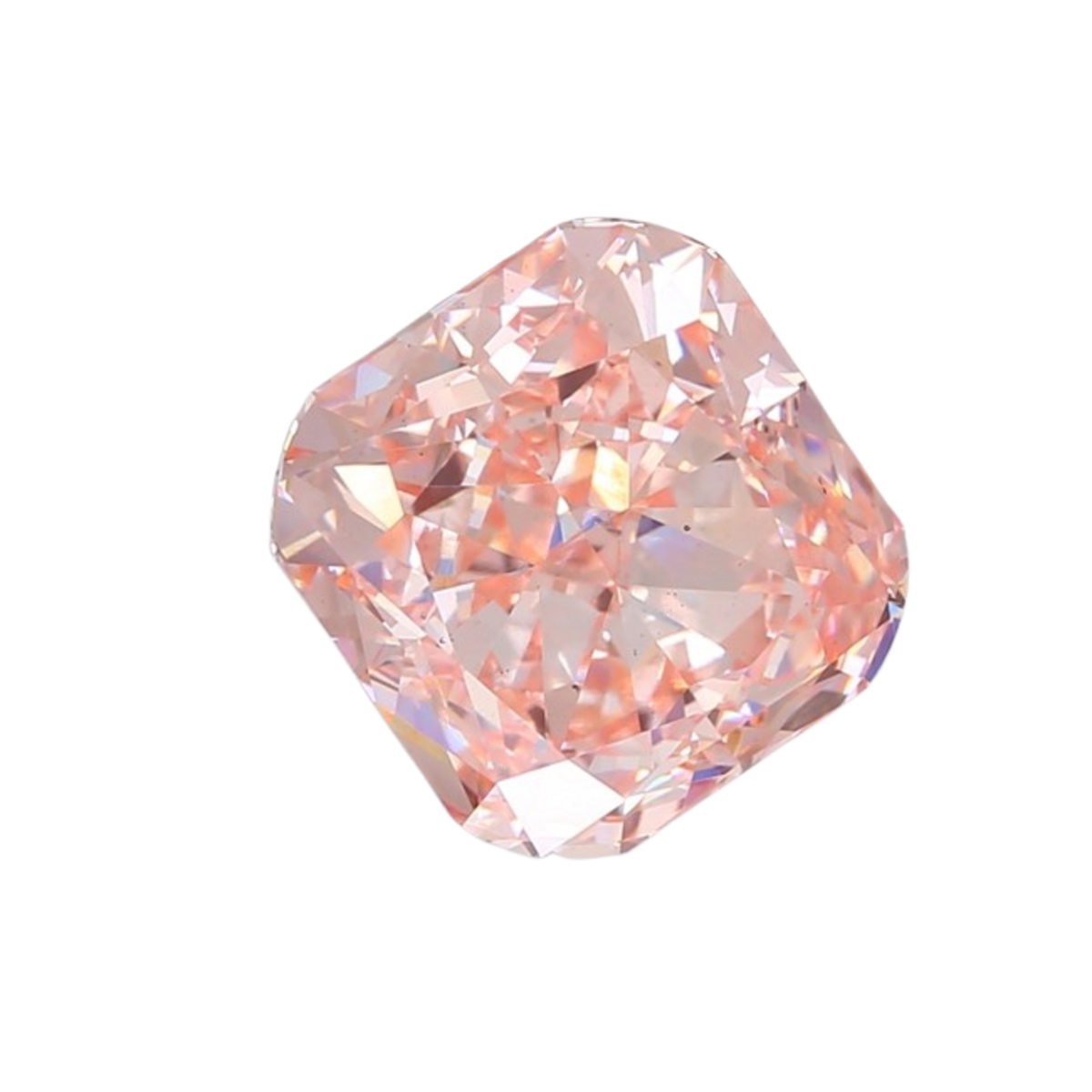 IGI Certified Luxuriant Lab Grown Pink Diamond (VS2) (Cushion Sqr Mix Size) 2.00 ctw image number 1