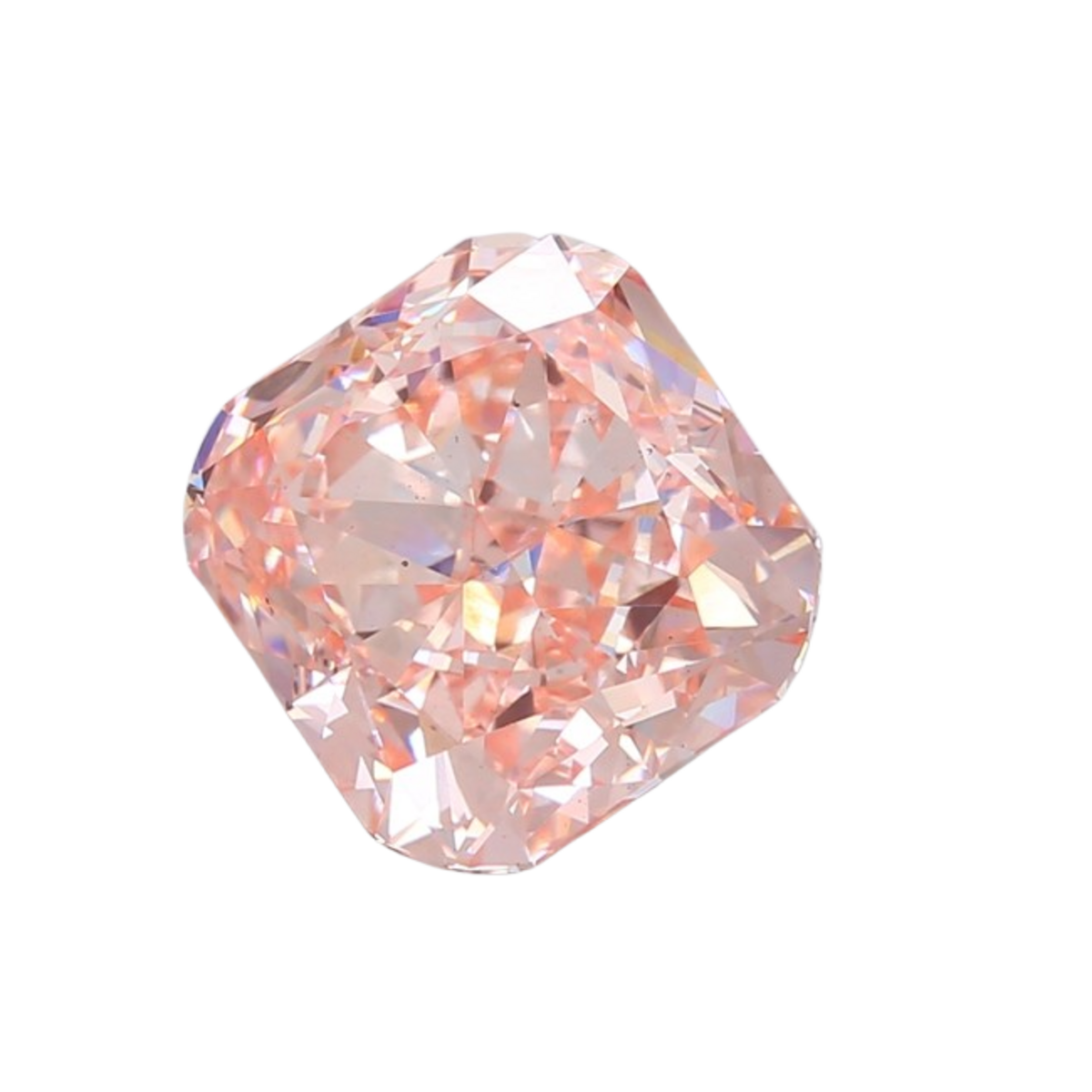 IGI Certified Luxuriant Lab Grown Pink Diamond (VS2) (Cushion Sqr Mix Size) 2.00 ctw image number 2