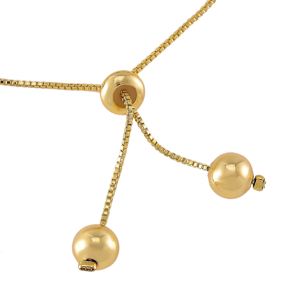 Oval Shape Beaded Bracelet in Dualtone (6.0-9.0In) image number 4