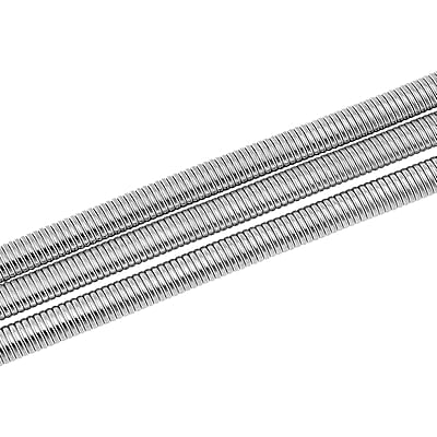 Triple Strand Choker Necklace in Stainless Steel 16-20 Inches