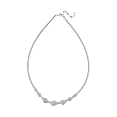 Sonic Wave Necklace in Stainless Steel 20-22 Inches