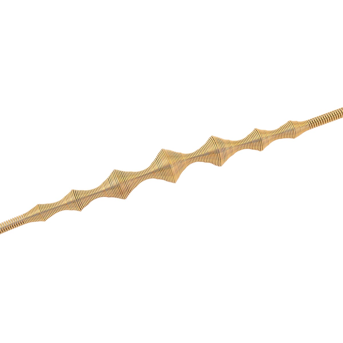 Sonic Wave Necklace in ION Plated YG Stainless Steel 20-22 Inches image number 3