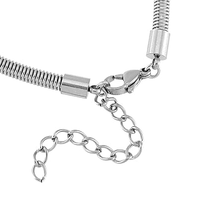 Sonic Wave Bracelet in Stainless Steel (8.0-10.0In)