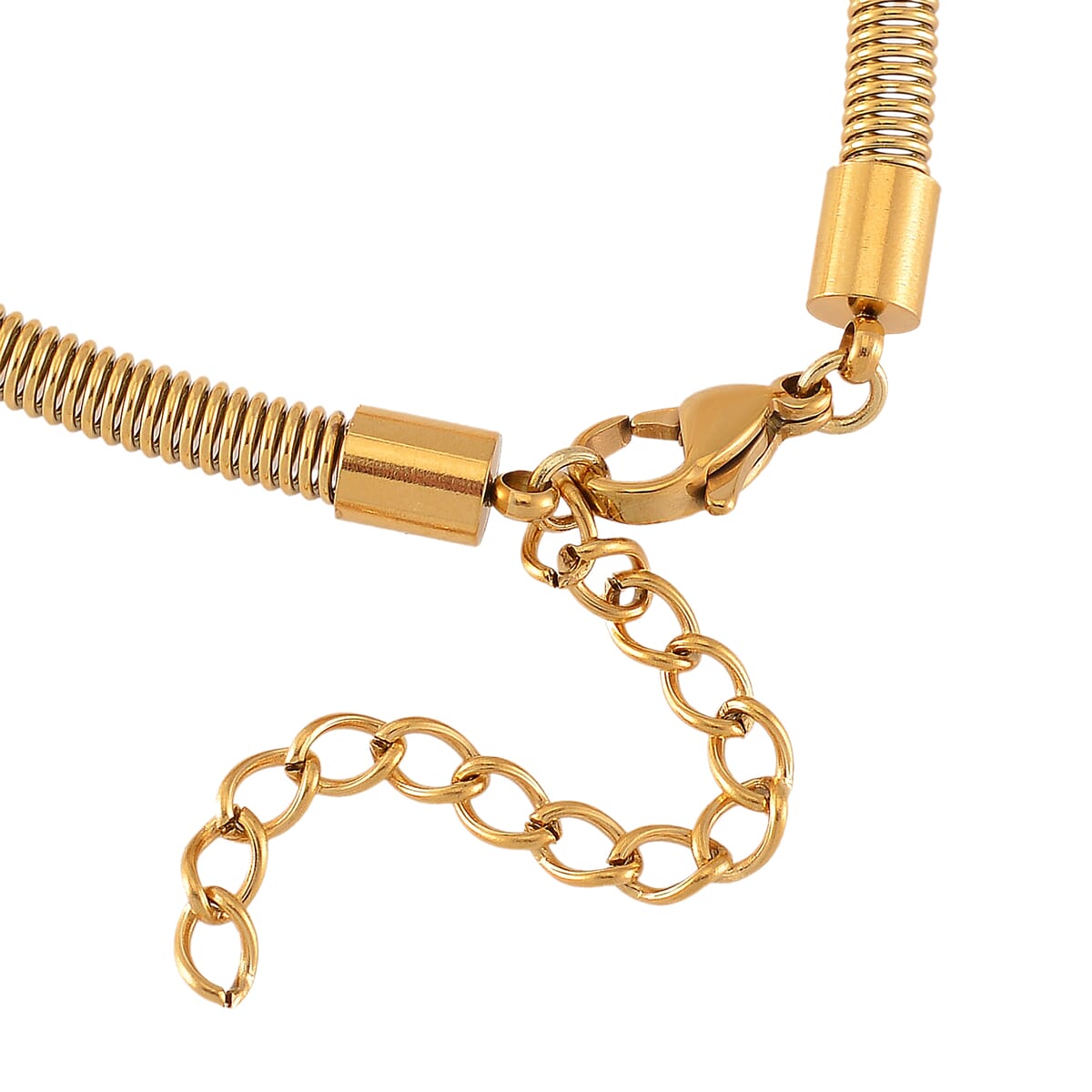 Sonic Wave Bracelet in ION Plated YG Stainless Steel (8.0-10.0In) image number 4