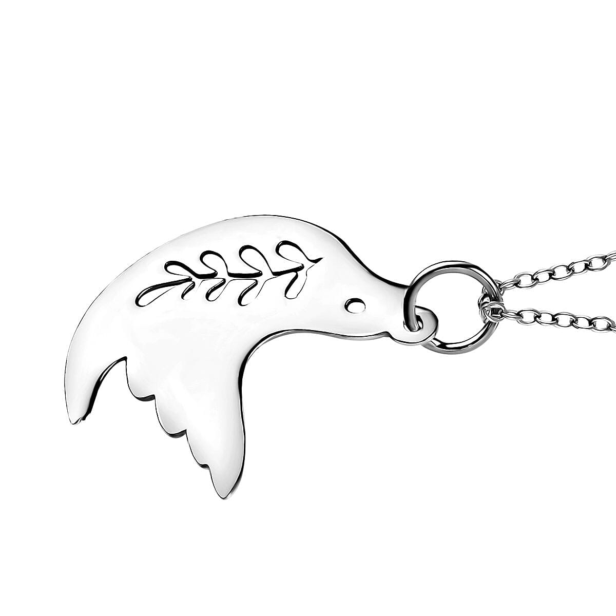 Dov Necklace in Sterling Silver 2.50 Grams 18 Inches