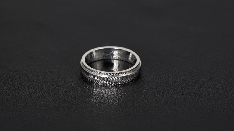 Doorbuster 950 Platinum Spinner Band Ring (Size 6.0) (7.50 g)