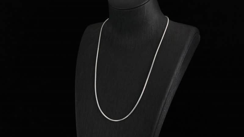 Rhapsody Dragon Bone Chain Necklace in 950 Platinum (10.50 Grams) (20 Inches)