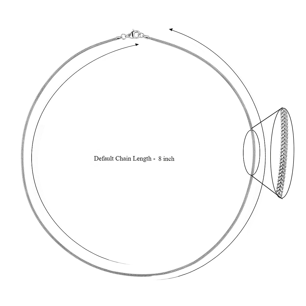 Doorbuster Rhapsody Dragon Bone Chain Necklace in 950 Platinum 20 Inches 10.50 Grams image number 4