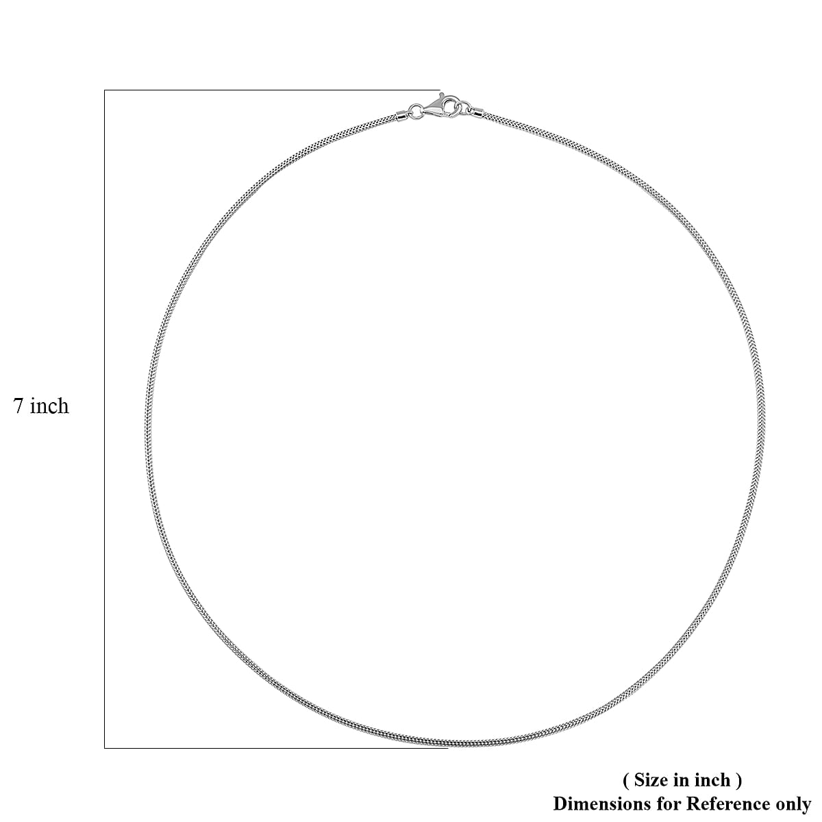 Doorbuster Rhapsody Dragon Bone Chain Necklace in 950 Platinum 20 Inches 10.50 Grams image number 6