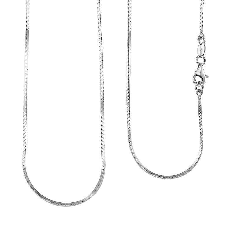 Snake Chain Necklace in 950 Platinum 20 Inches 6.55 Grams