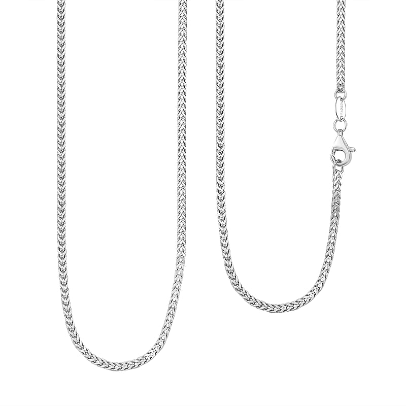 1.54x1.11mm Fishbone Chain Necklace in 950 Platinum 20 Inches 7.75 Grams