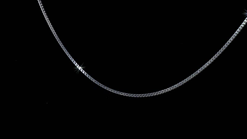1.54x1.11mm Fishbone Chain Necklace in 950 Platinum 20 Inches 7.75 Grams