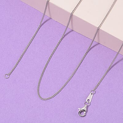 Spiga Chain Necklace in 950 Platinum 20 Inches 2.70 Grams