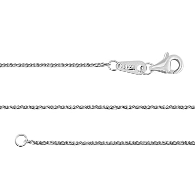 Spiga Chain Necklace in 950 Platinum 20 Inches 2.70 Grams