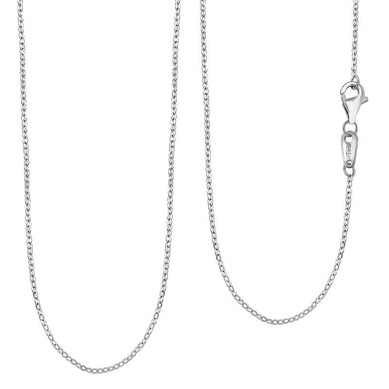 Cable Chain Necklace in 950 Platinum 20 Inches 1.80 Grams
