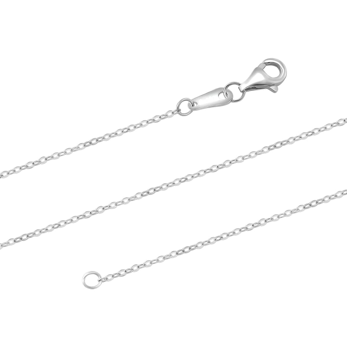 Cable Chain Necklace in 950 Platinum 20 Inches 1.80 Grams image number 2