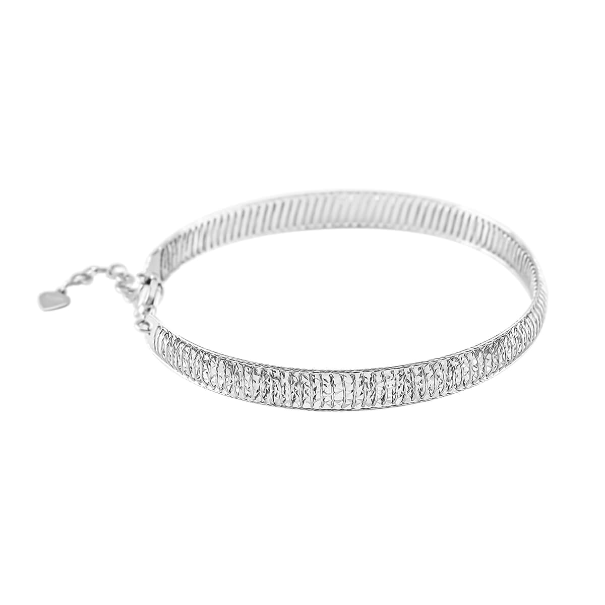 Doorbuster 950 Platinum Bangle Bracelet (8.00 In) (12.40 g) image number 2