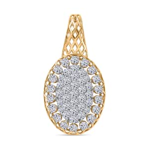 Luxuriant Lab Grown Diamond E-F VS 1.50 ctw Pendant in 10K Yellow Gold (Del. in 10-12 Days)