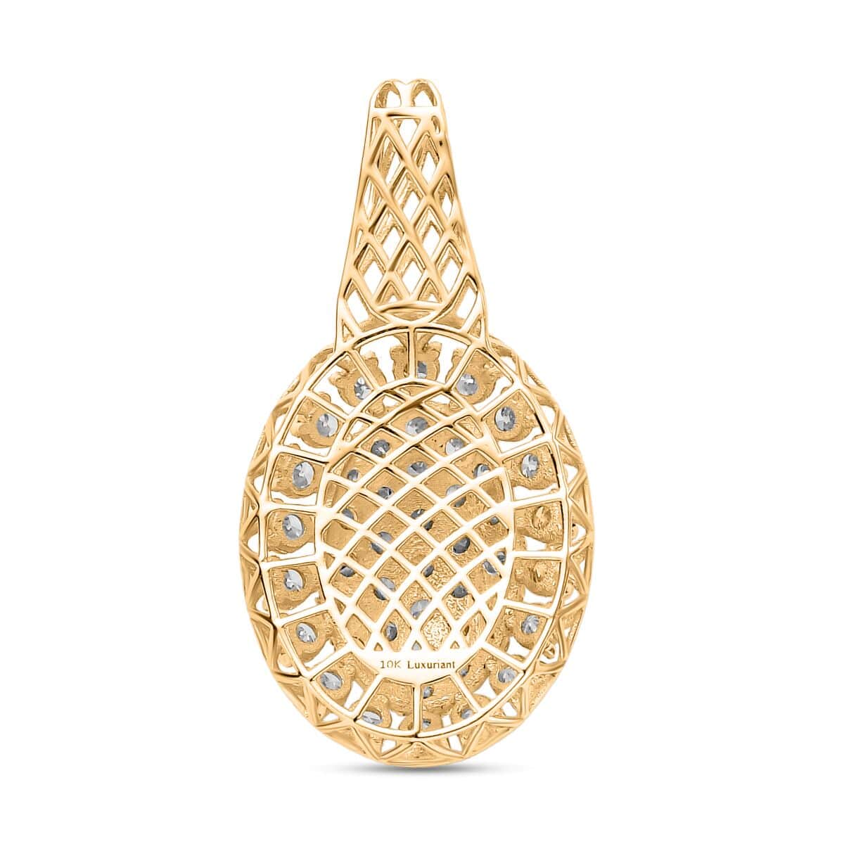 Luxuriant Lab Grown Diamond E-F VS 1.50 ctw Pendant in 10K Yellow Gold (Del. in 10-12 Days) image number 4