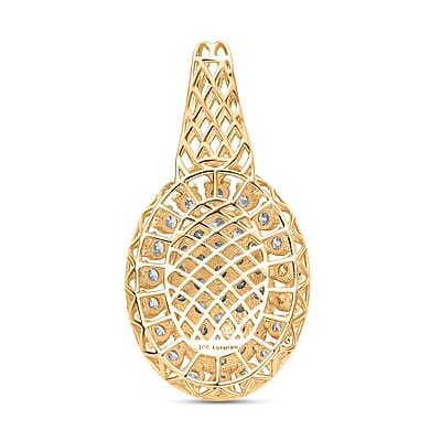 Luxuriant Lab Grown Diamond E-F VS 1.50 ctw Pendant without Chain in 10K Yellow Gold