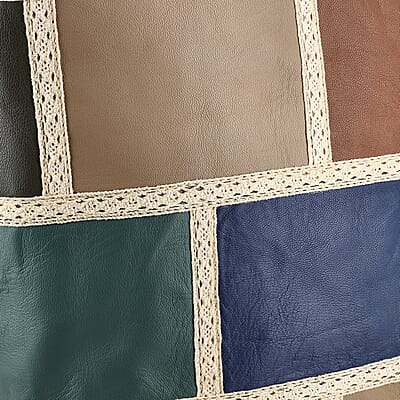 Multi Color Genuine Leather Handbag with Top Handle