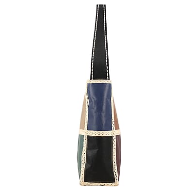 Genuine Leather Handbag with Top Handle