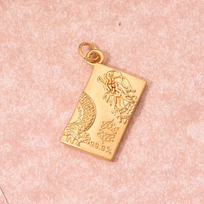 Dragon Pendant in 24K Yellow Gold 1 Grams