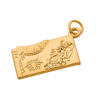 Dragon Pendant in 24K Yellow Gold 1 Grams