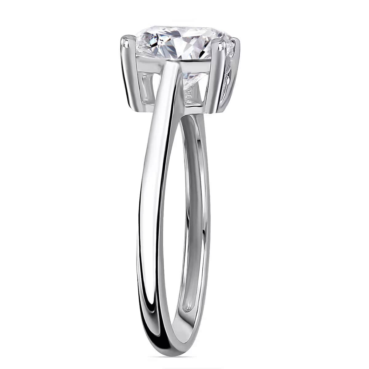 IGI Certified Luxuriant Lab Grown Diamond GH VS 1.00 ctw Ring in 950 Platinum (Size 5.0) image number 3