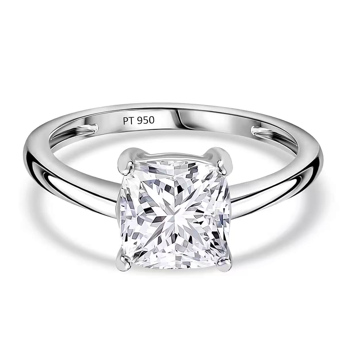 IGI Certified Luxuriant Lab Grown Diamond GH VS 1.00 ctw Ring in 950 Platinum (Size 6.0) (Del in 10-12 Days)  image number 0