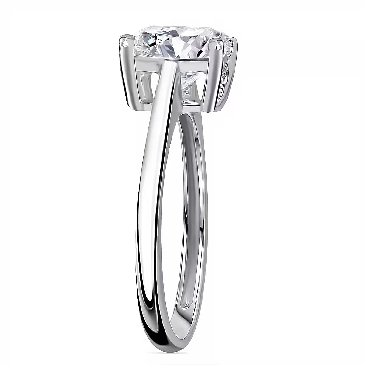 IGI Certified Luxuriant Lab Grown Diamond GH VS 1.00 ctw Ring in 950 Platinum (Size 6.0) image number 8