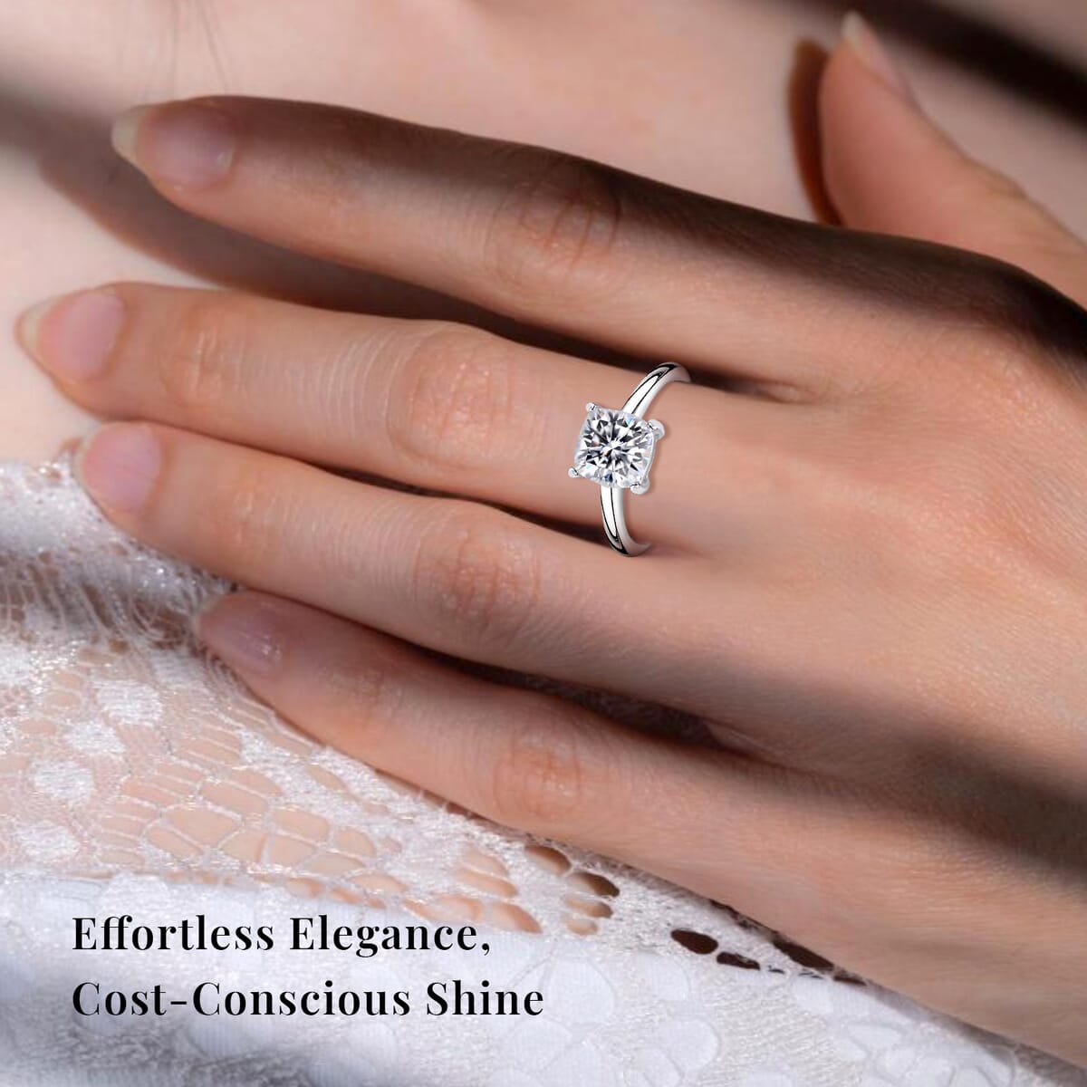 IGI Certified Luxuriant Lab Grown Diamond GH VS 1.00 ctw Ring in 950 Platinum (Size 9.0) image number 1