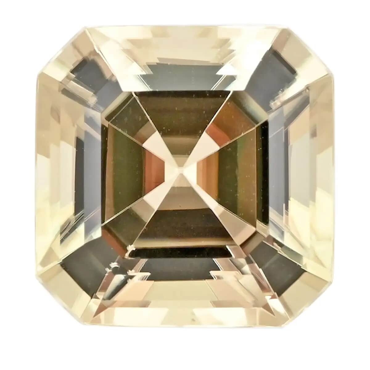 Certified and Appraised Asscher Cut AAAA Turkizite (Sqr Free Size) 6.00 ctw image number 0