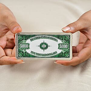 Kundan 999.9 Fine Silver Currency Bullion Bar 50 Grams