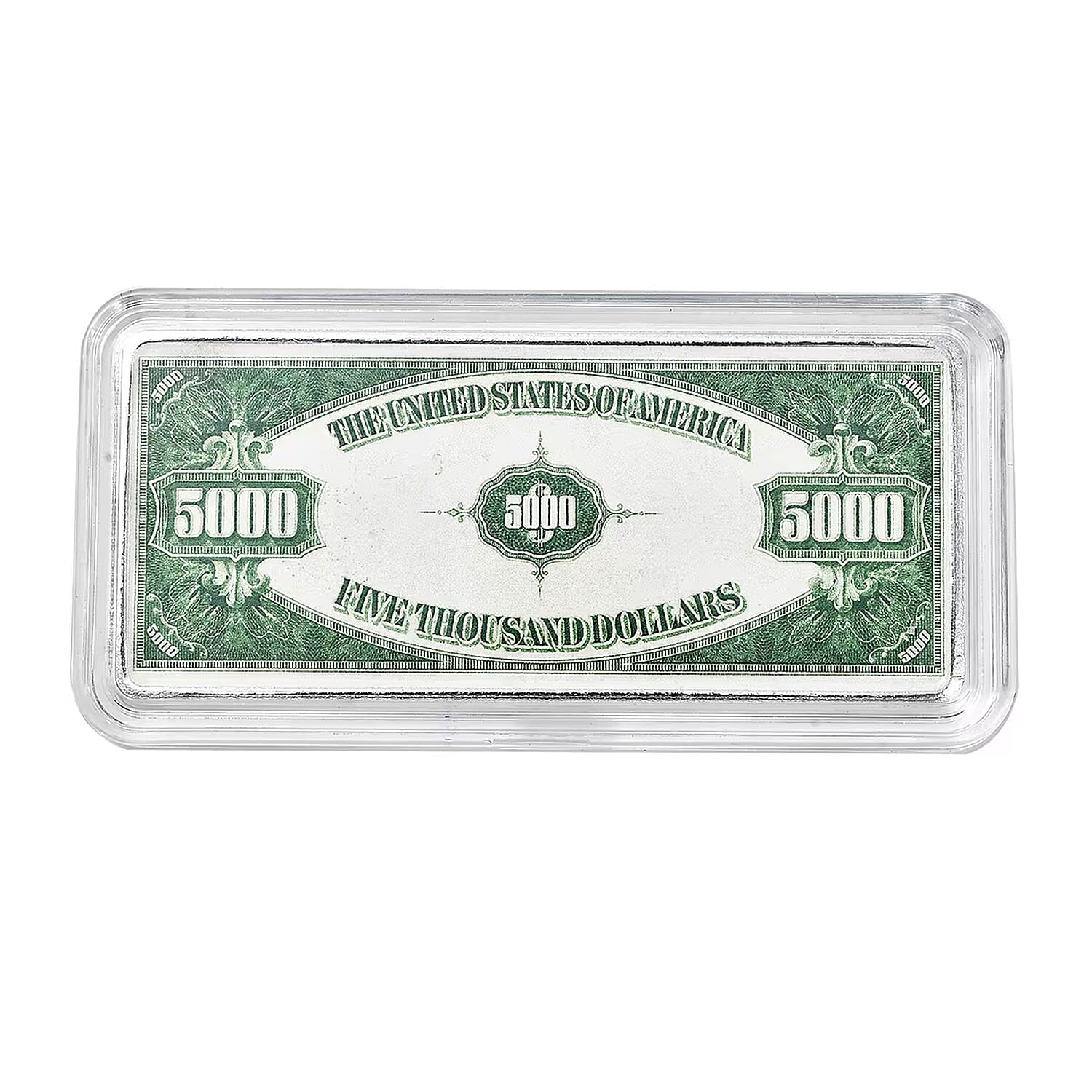 Kundan 999.9 Fine Signature Silver Currency Bullion Bar 50 Grams