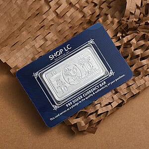  Kundan 999.9 Fine Silver Bullion Currency Bar (10 g)